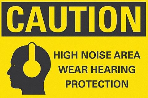 Hearing Protection warning Sign
