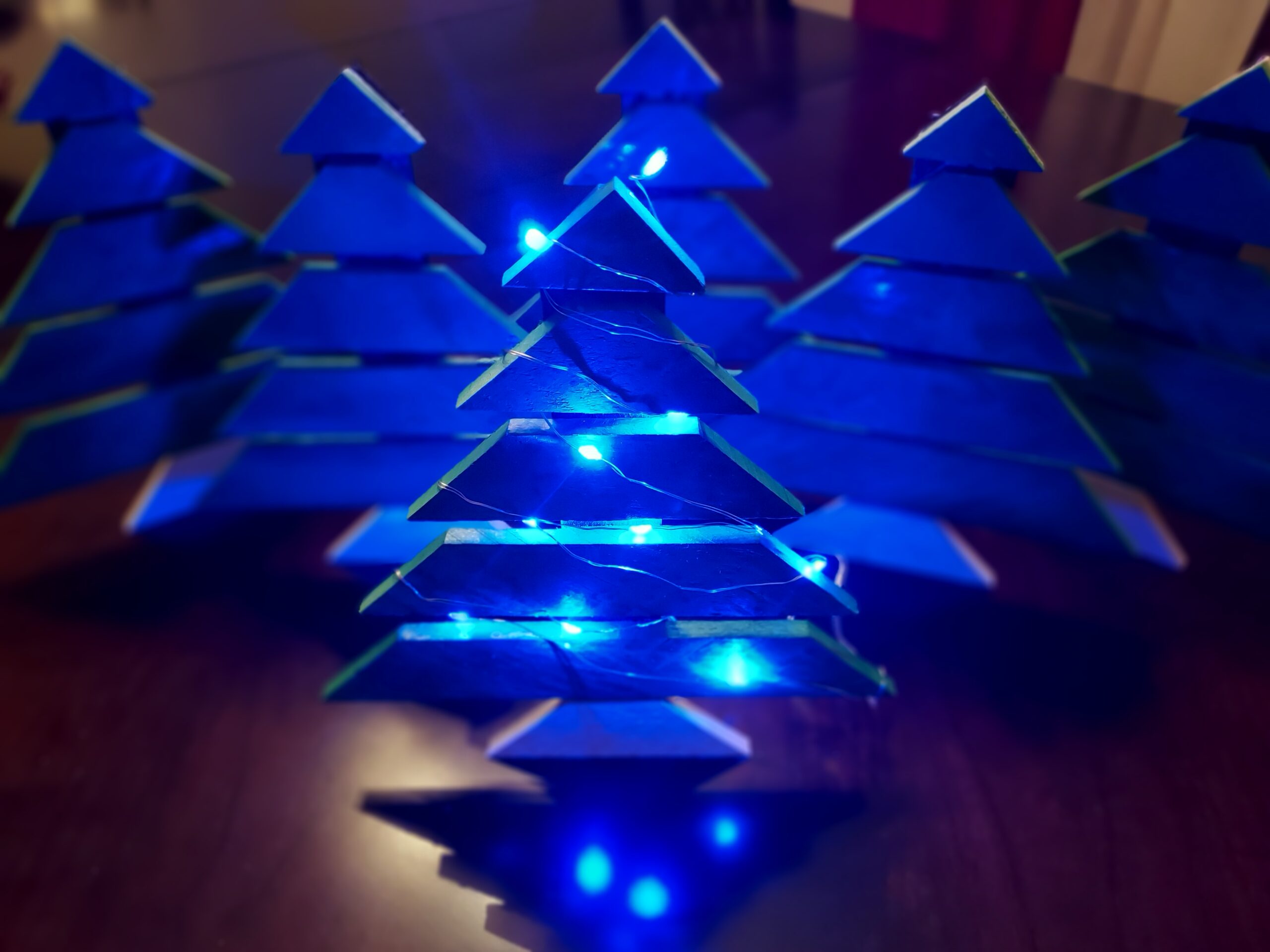 Completed DIY Christmas Tree