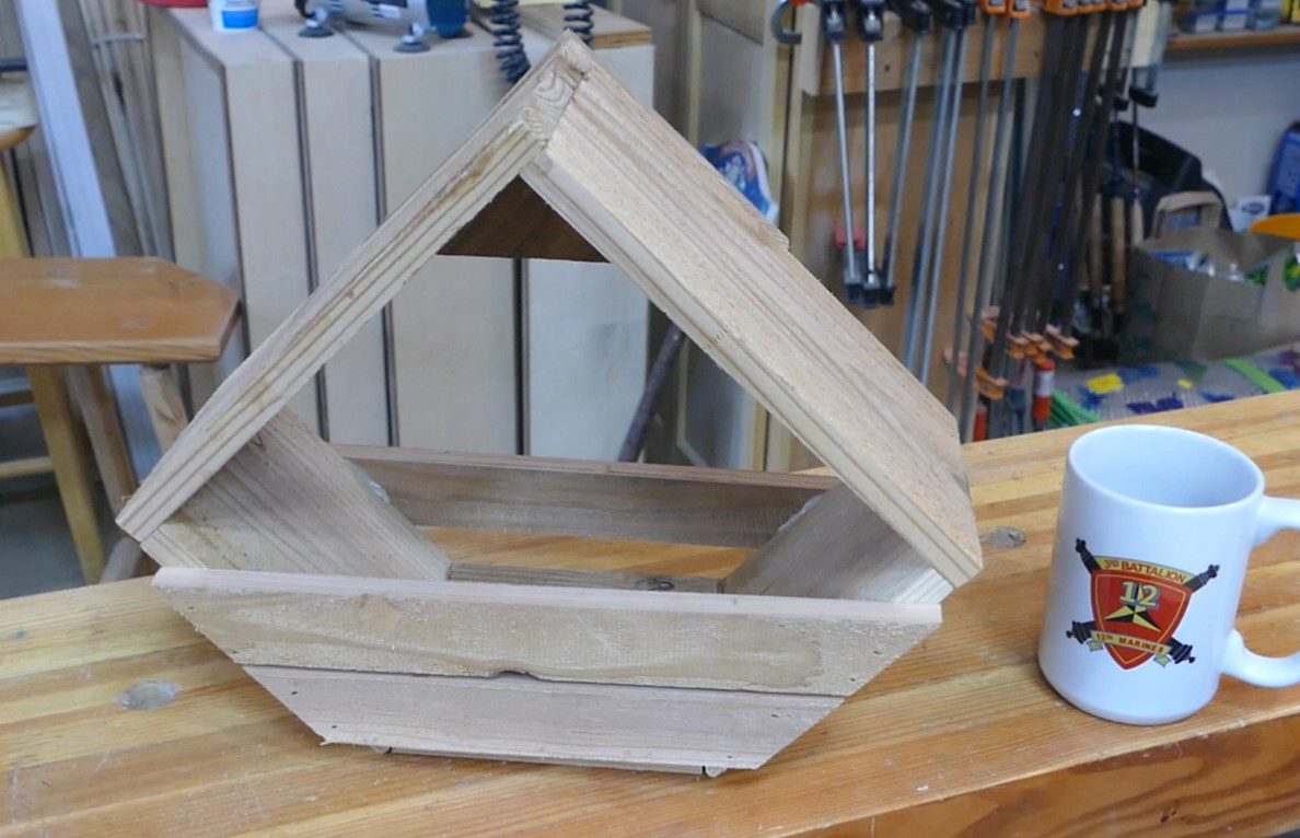 Completed Dove Nest Box